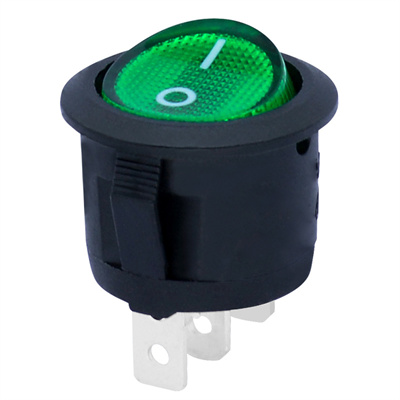 22.8MM圓形船型開關(guān)帶LED燈