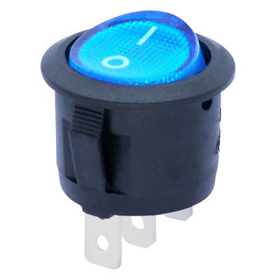 22.8MM圓形船型開關(guān)帶LED燈